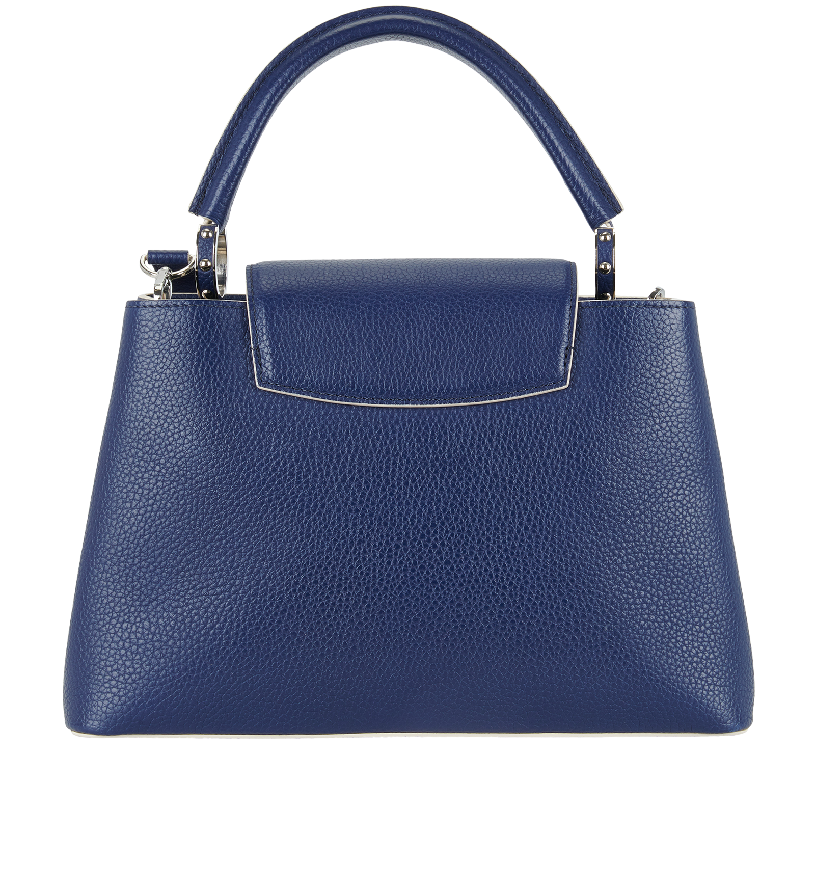 Capucines MM, &pound;3,100, Handbags, Blue, Leather, Back view